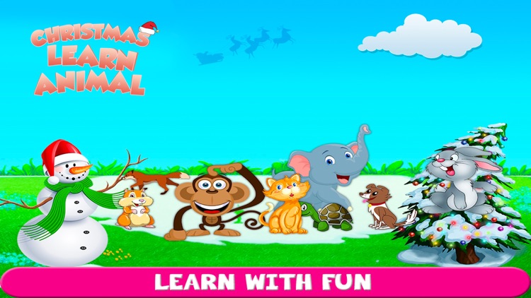 Christmas Game Learn Animal