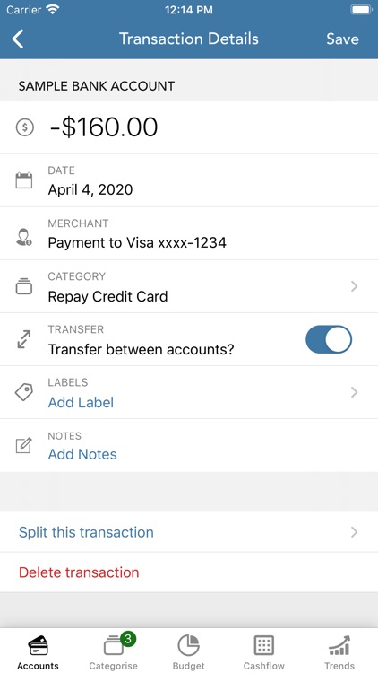 PocketLion PocketSmith Budget screenshot-3