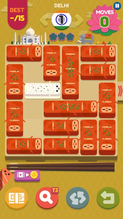 Push Sushi - slide puzzle screenshot-1