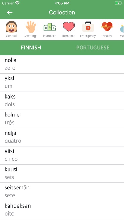 Finnish-Portuguese Dictionary screenshot-3