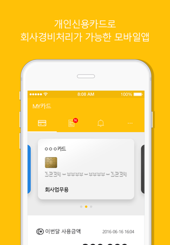 비플 개인카드 - náhled