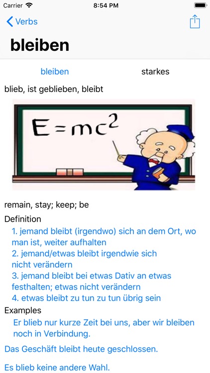 Verb Guide - Deutsch