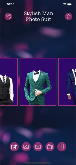 Stylish Man Photo Suit