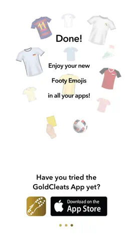 Game screenshot GoldCleats - Soccer Emojis apk