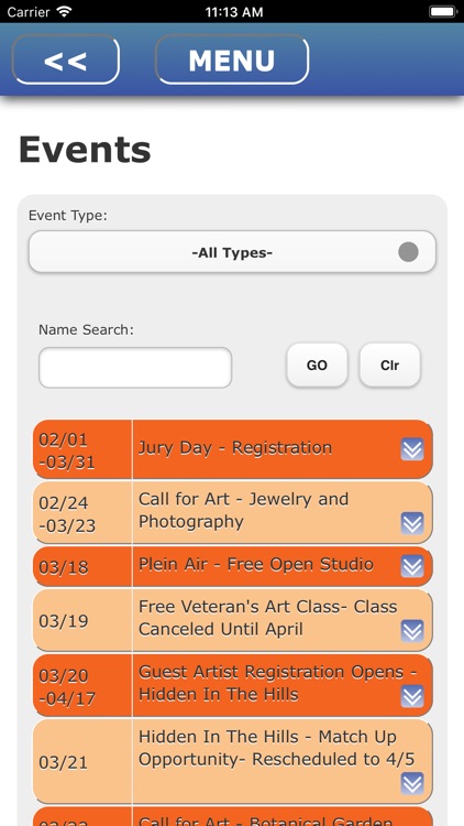 Sonoran Arts League Mobile App