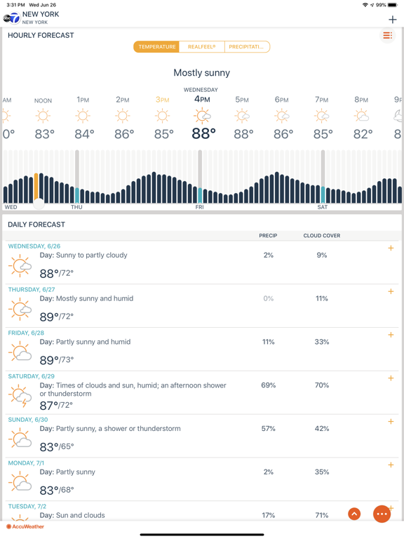 AccuWeather - Weather for Life screenshot
