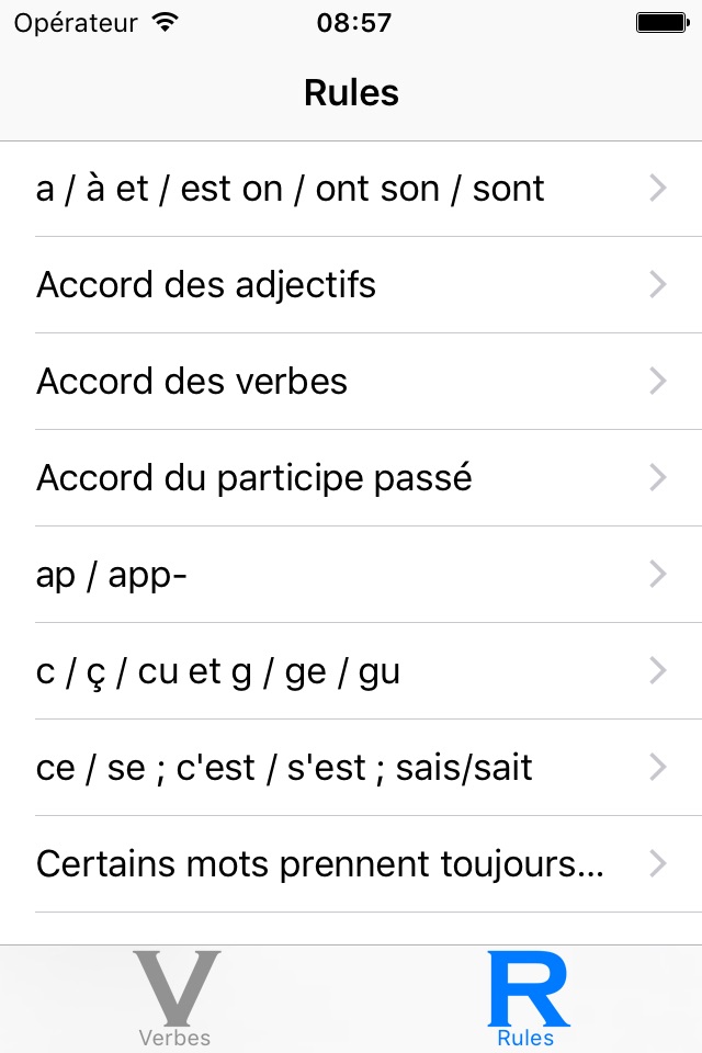 Conjugueur2 screenshot 4