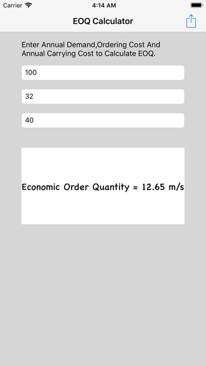 EOQ Calculator screenshot-5