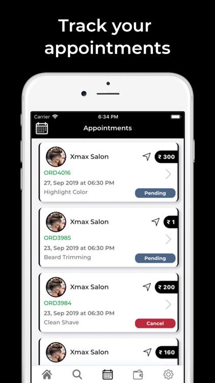 BarberQ Client : salon booking screenshot-3