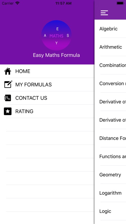 Easy Maths Formulas