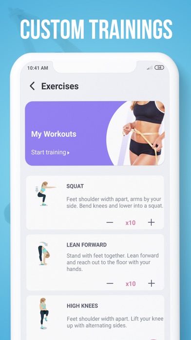 Fitness For Women - Home Coach screenshot 2