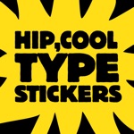 Hip Cool Type Stickers