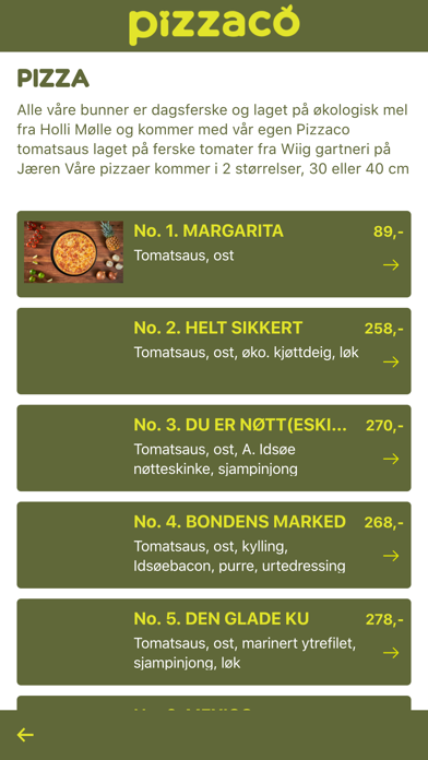 Pizzaco Norge screenshot 2
