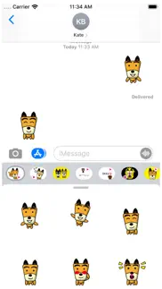 tf-dog animation 5 stickers iphone screenshot 1