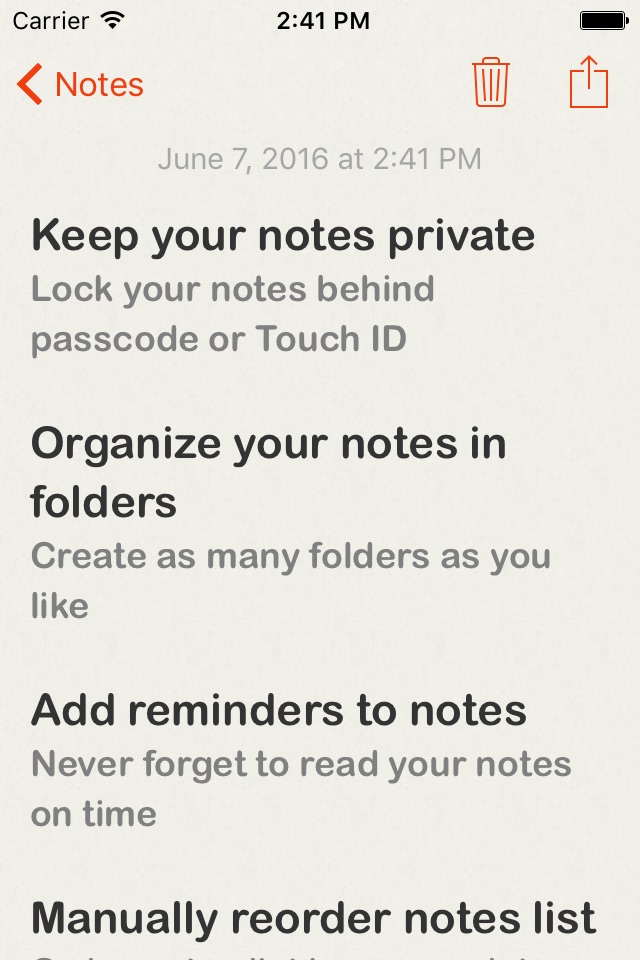 Lock Notes Pro screenshot 3