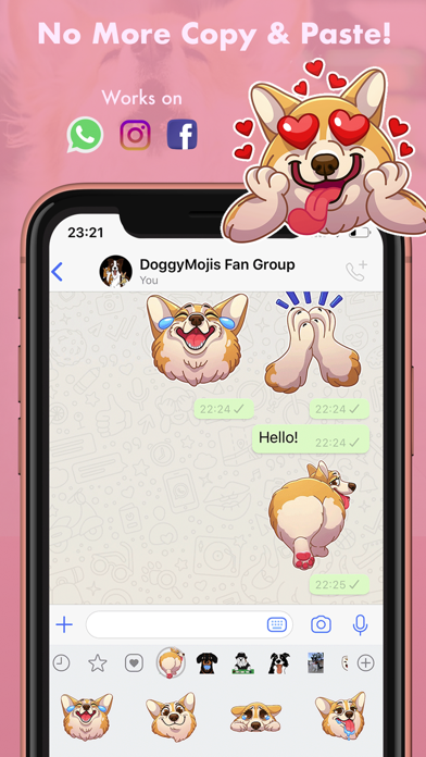 MaxiMojis - Corgi dog stickers screenshot 4
