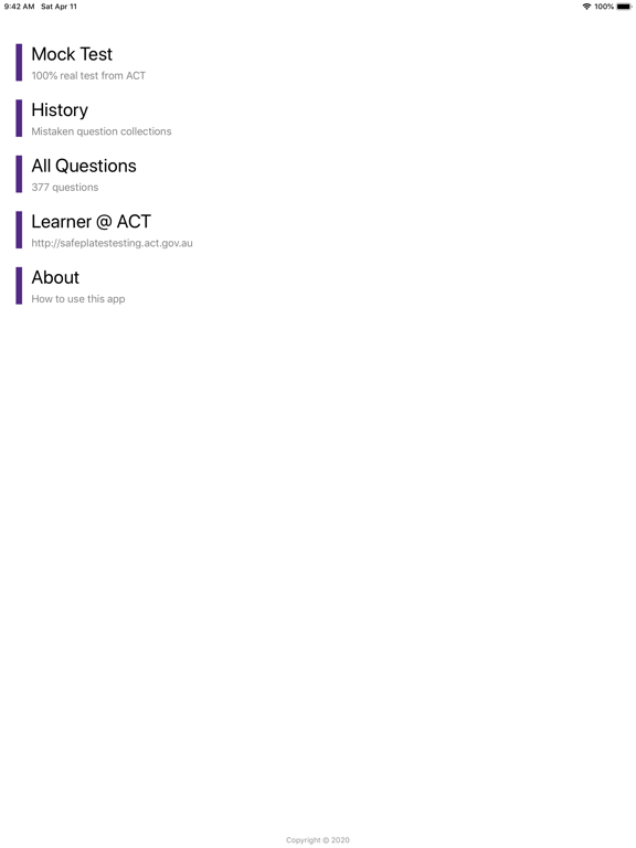 Screenshot #4 pour Learner driver knowledge ACT