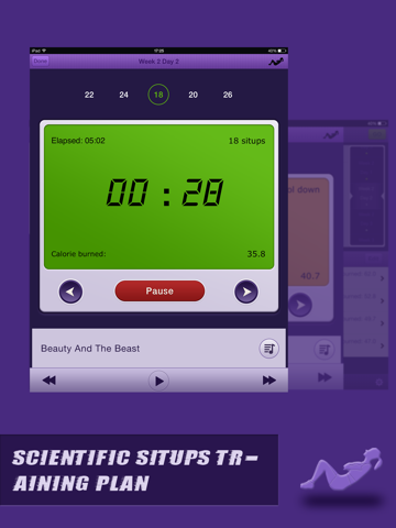 Situps Coach Pro for iPad - náhled