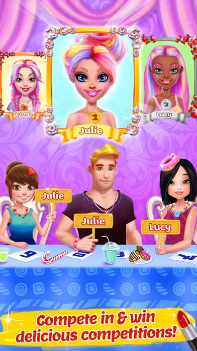 Candy Makeup - Sweet Salon Game for Girls Screenshot 3