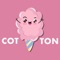 Cotton Candy Funny Stickers