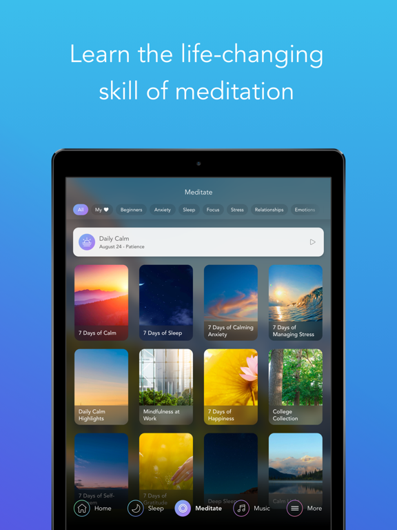 iPad Image of Calm
