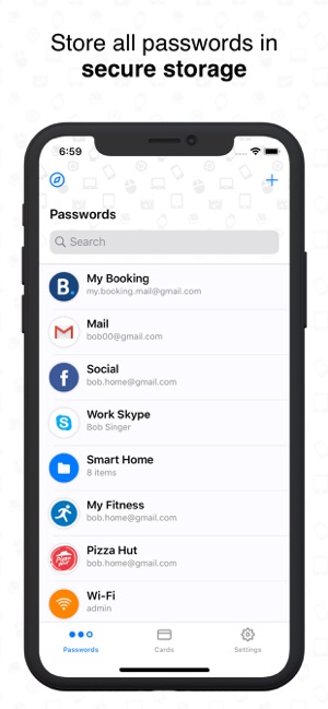 Password Manager & Wallet App