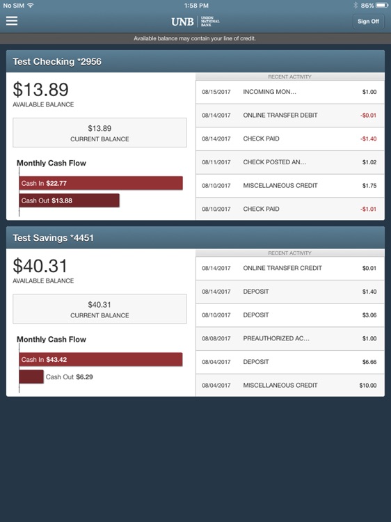 UNB of Elgin Mobile for iPad