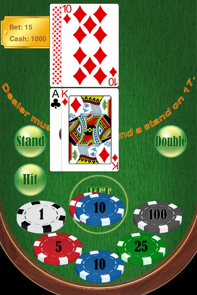 Black Jack - Vegas Style screenshot 2