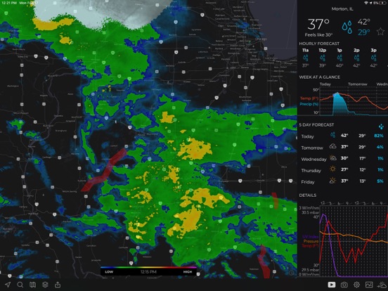 MyRadar Pro NOAA Weather Radar – Forecasts, Storms, and Earthquakes screenshot