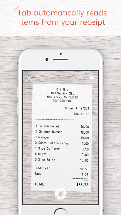 Tab - The simple bill splitter