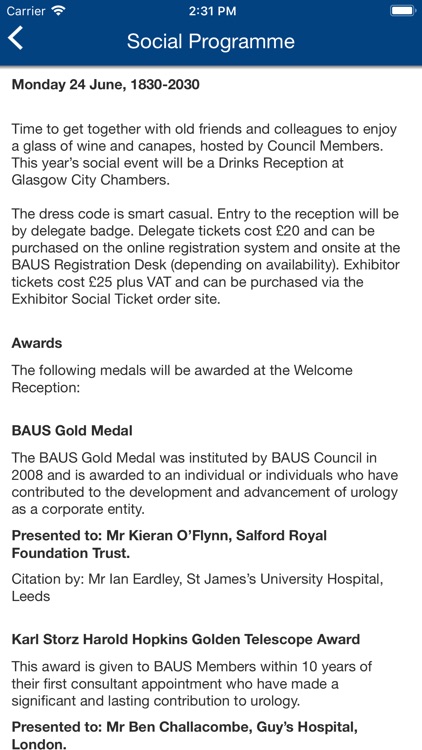 BAUS Annual Scientific Meeting