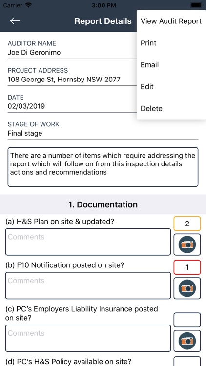 SHE Inspection Report screenshot-5