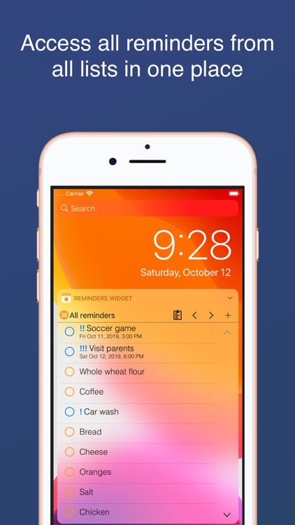 Reminders Widget by Crater Tech LLC