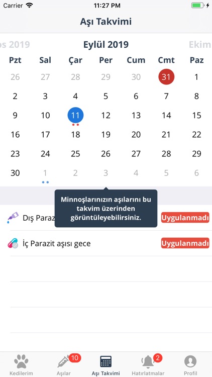 Pet Aşı Takvimi screenshot-3