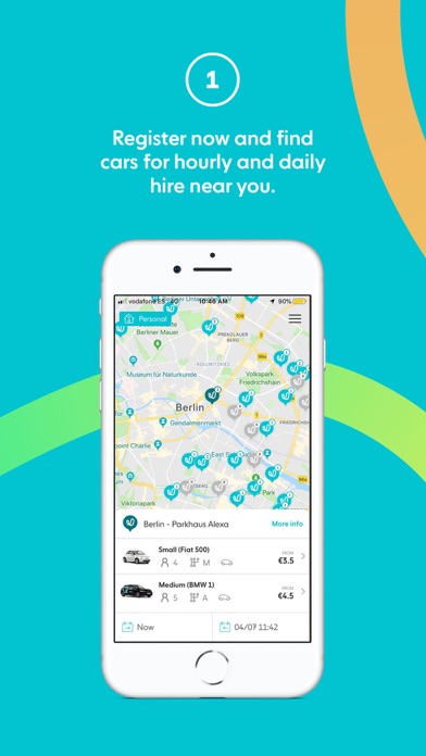 Ubeeqo Carsharing screenshot 2