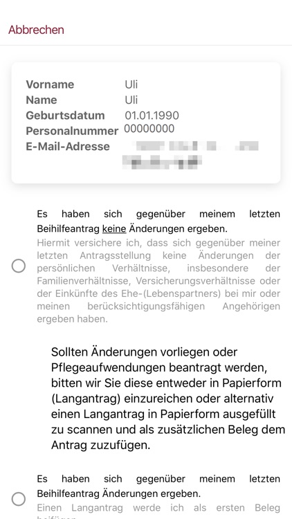 eBeihilfe - RLP - App