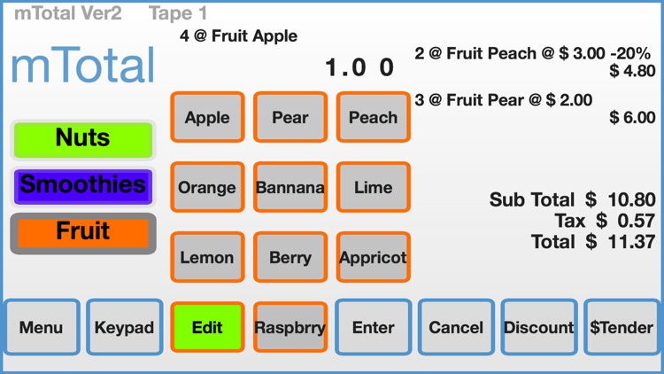 mTotal POS | Cash Register