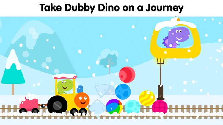 Dino Town Train Games for Kids screenshot-6