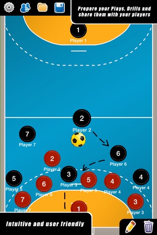 Coach Tactic Board: Handball++ - náhled