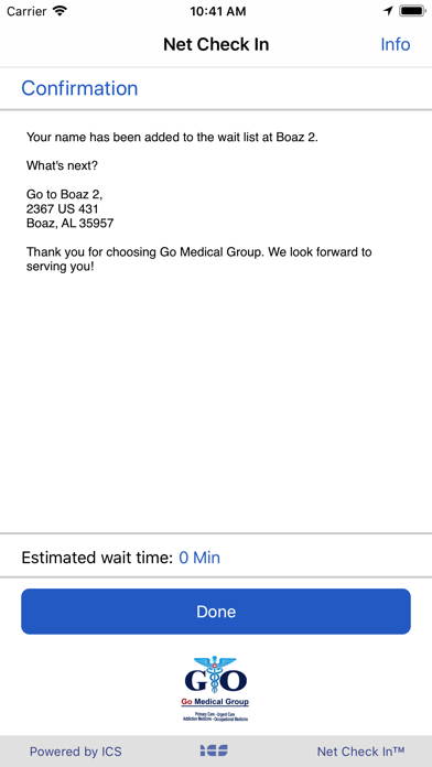 Go Medical Group Net Check In screenshot 3