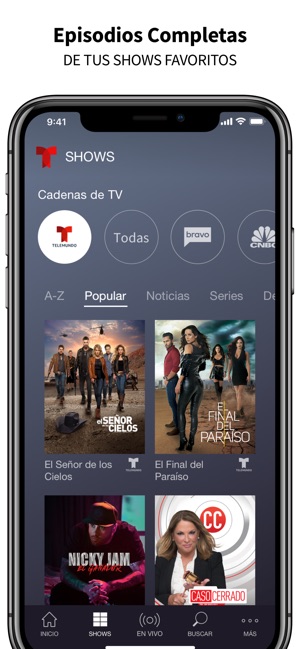 Telemundo–Capítulos Completos On The App Store Telemundo–Capítulos Completos On The App Store