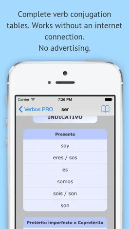 Game screenshot 10000 spanish verbs PRO hack