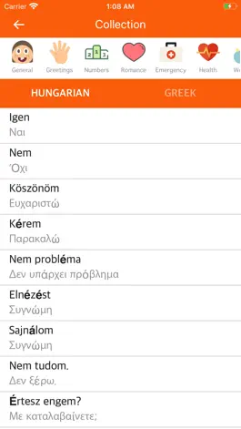 Game screenshot Hungarian Greek Dictionary mod apk