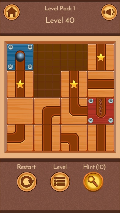 Save The Ball, Wooden Maze screenshot 2