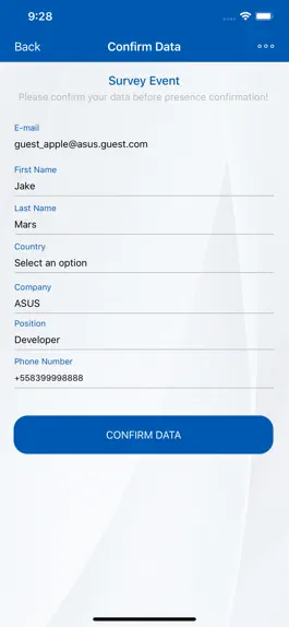 Game screenshot ASUS Invitation App - Event hack