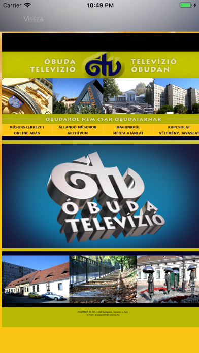 Óbuda TV screenshot 2