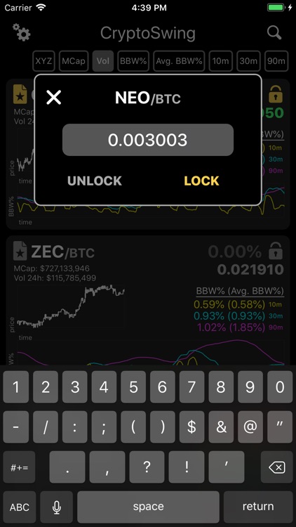 CryptoSwing screenshot-4