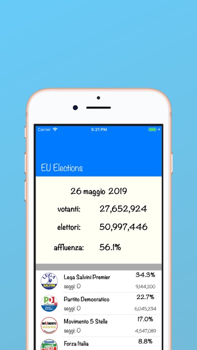 Elezioni Europee screenshot 4