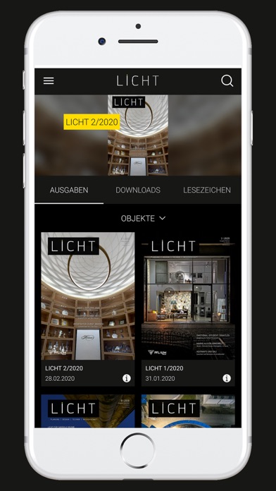 LICHT Zeitschrift screenshot 2