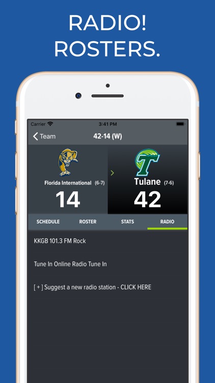 Tulane Football Schedules
